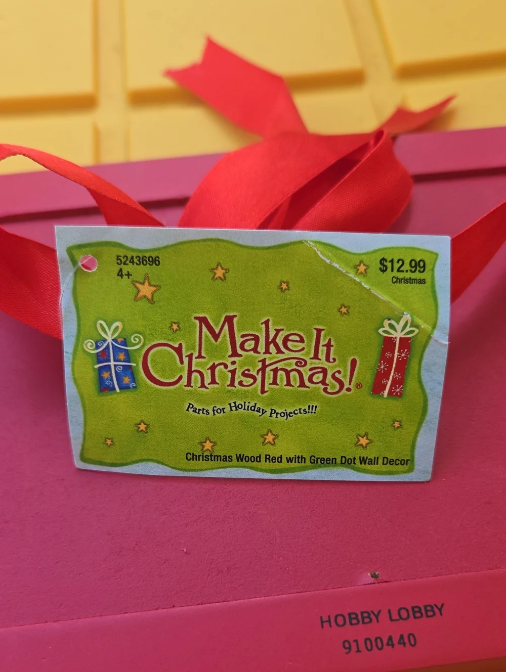 Hobby Lobby bright red
